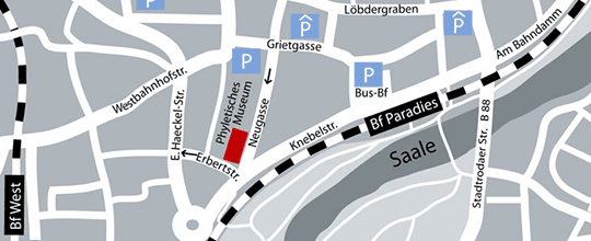 Stadtplan von Jena